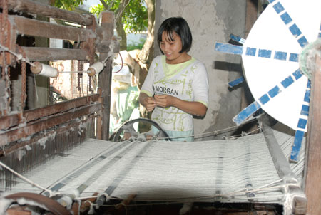 Dệt vải làng Phương La