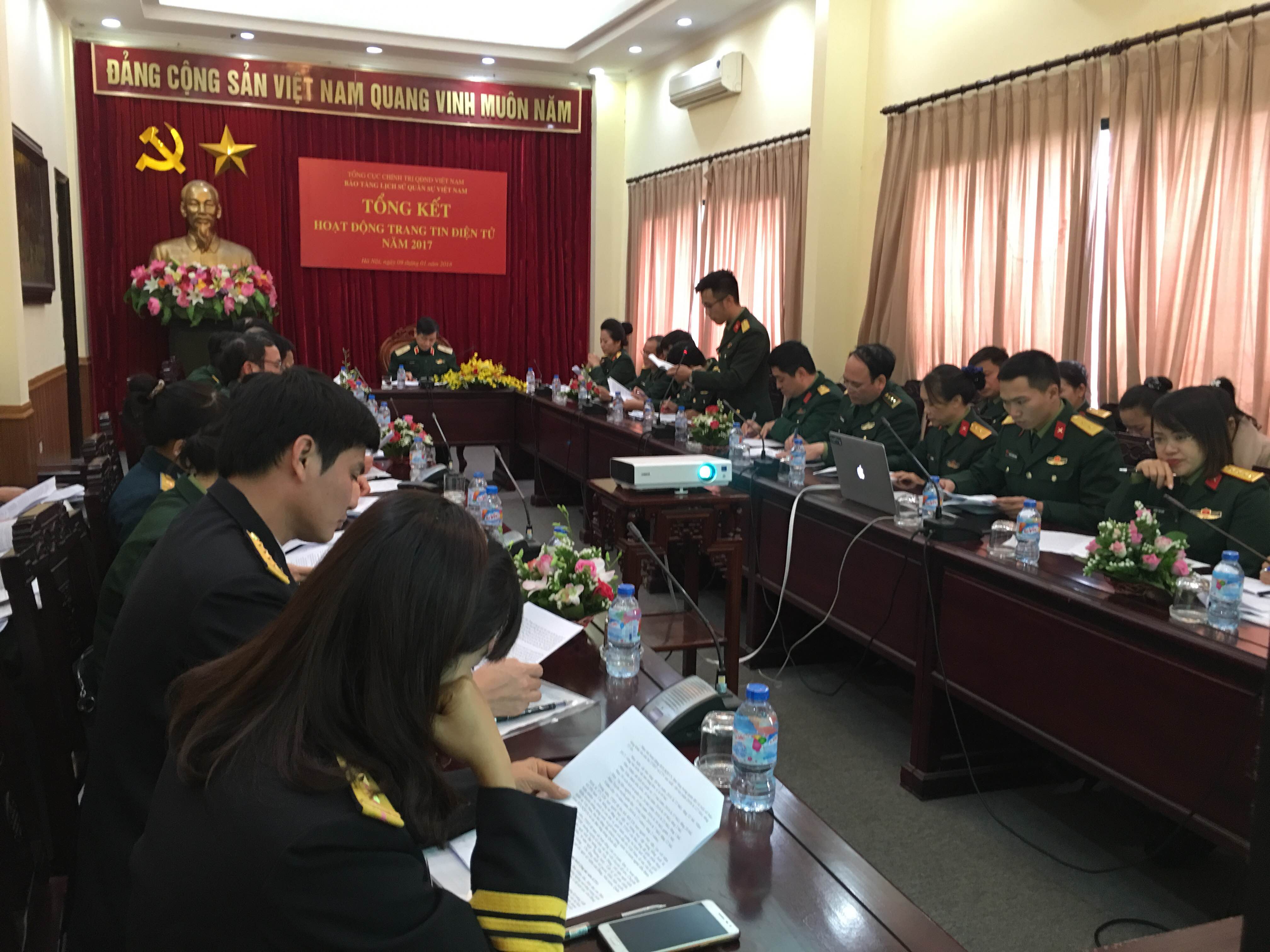Bảo tàng Lịch sử Quân sự Việt Nam tổng kết hoạt động Trang tin điện tử năm 2017
