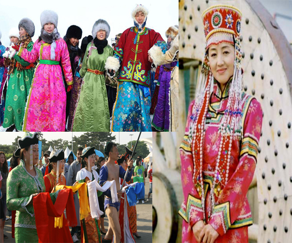Trang phục truyền thống đón Tết của người Mông Cổ