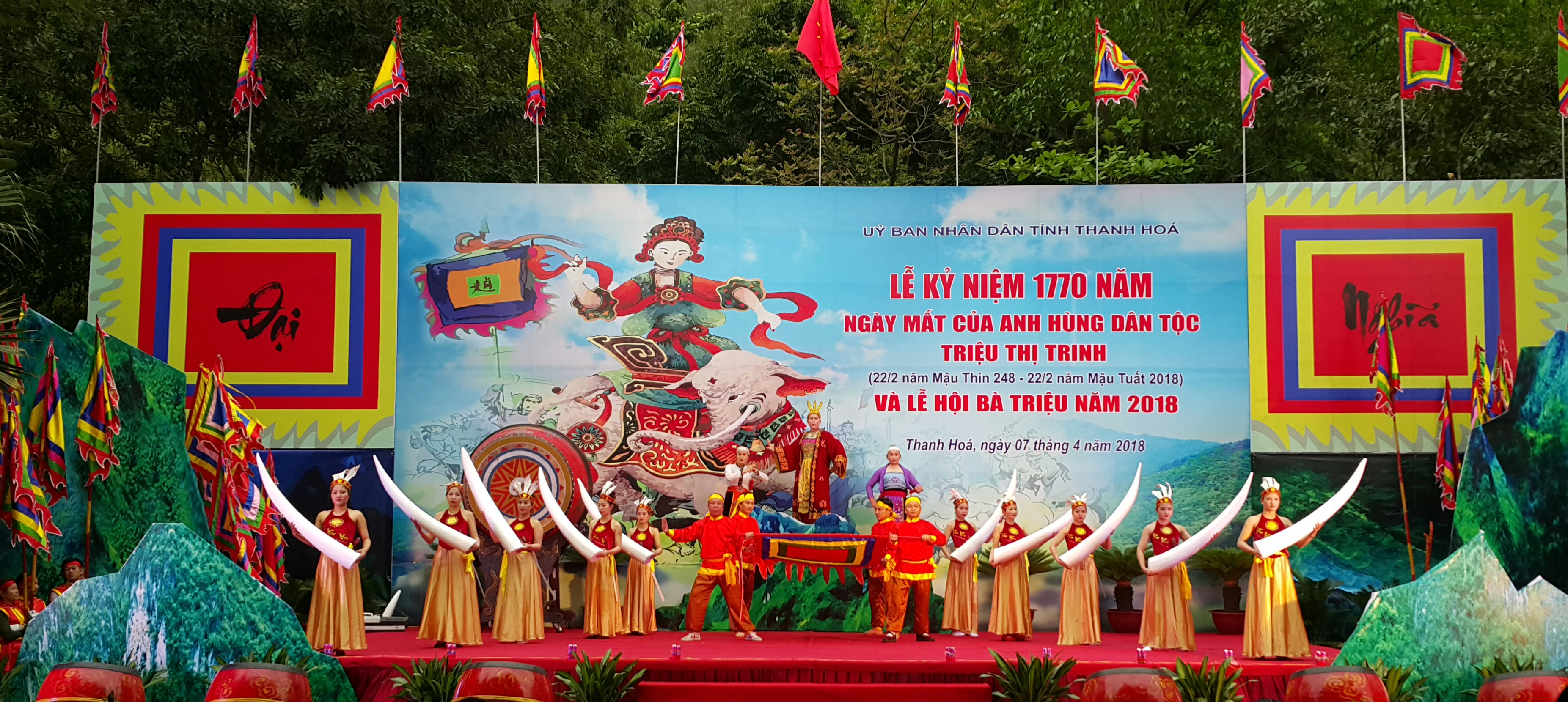Kỷ niệm 1770 năm ngày mất của Anh hùng dân tộc Triệu Thị Trinh và Lễ hội Bà Triệu năm 2018