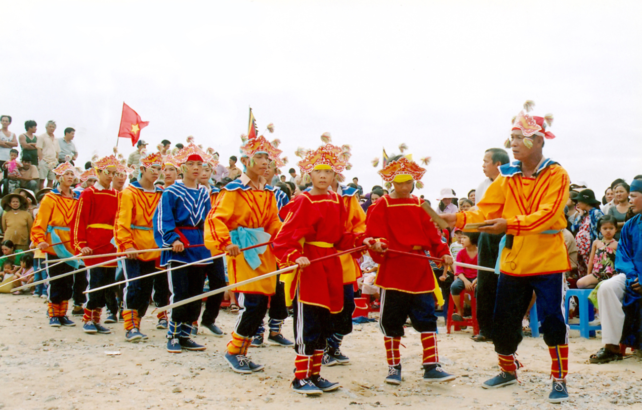 Lễ hội Nhúng nước lưới ở Sa Huỳnh