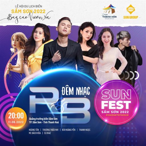 Sun Group đưa âm nhạc R&B thăng hoa tại đêm nghệ thuật thứ 7 Sun Fest Sầm Sơn 	