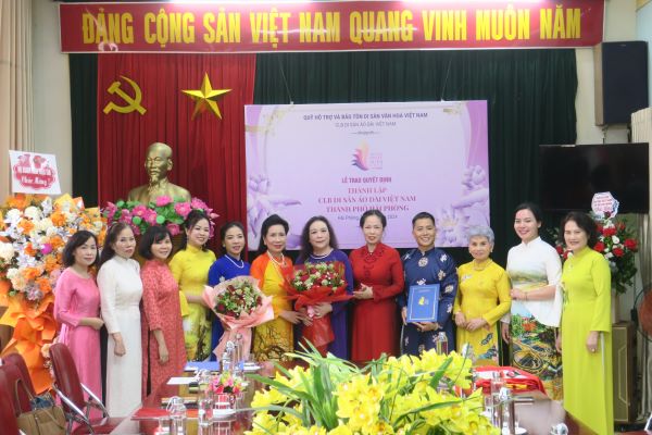 Thành lập Câu lạc bộ Di sản Áo dài Việt Nam thành phố Hải Phòng