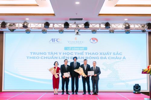 Đại diện duy nhất Việt Nam được LĐBĐ Châu Á công nhận là Trung tâm y học thể thao xuất sắc