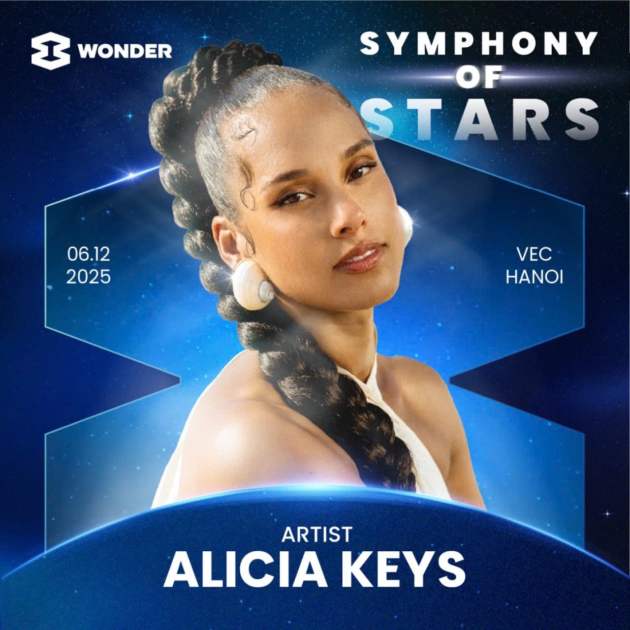 Alicia Keys chủ nhân 17 giải Grammy, sẽ biểu diễn tại 8Wonder Winter 2025