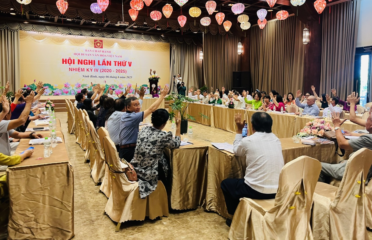 Hội nghị Ban Chấp hành Hội Di sản Văn hóa Việt Nam: Thông qua một số nhiệm vụ trọng tâm tiến tới Đại hội V, nhiệm kỳ 2025-2030
