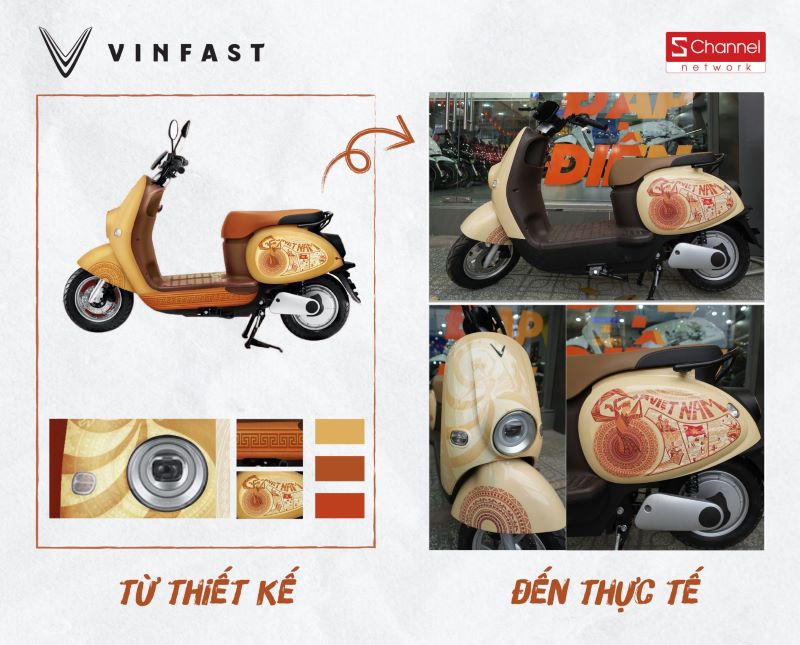 Ngắm những bản thiết kế xe máy điện cực độc giành giải cao nhất cuộc thi “Bản Sắc Việt”