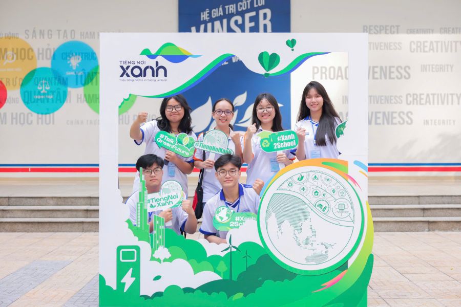 Ng&ocirc;i trường miền T&acirc;y ghi dấu ấn tại cuộc thi Tiếng n&oacute;i Xanh