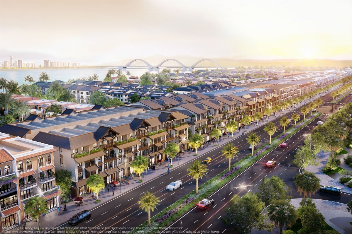 Mặt tiền &ldquo;quyền lực&rdquo; của đại lộ thương mại 50m: Lợi thế gi&uacute;p nh&agrave; phố Boulevard Prime được c&aacute;c thương hiệu lớn chọn mặt gửi v&agrave;ng