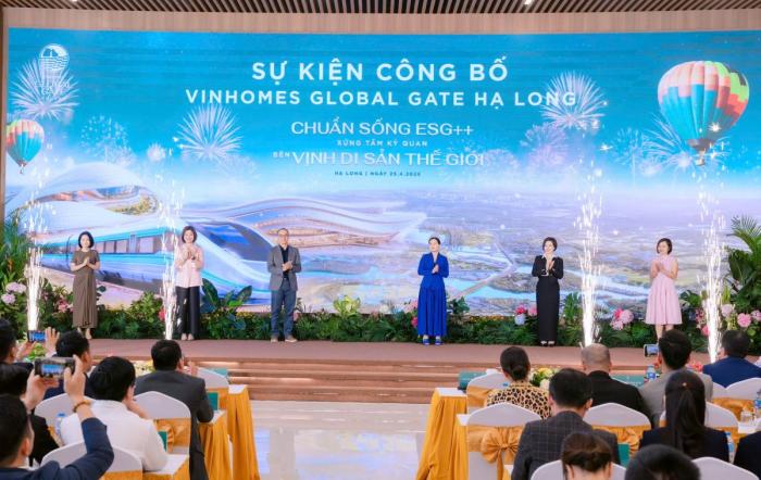 Ra mắt Vinhomes Global Gate Hạ Long - th&agrave;nh phố kỳ quan b&ecirc;n Vịnh Di sản thế giới
