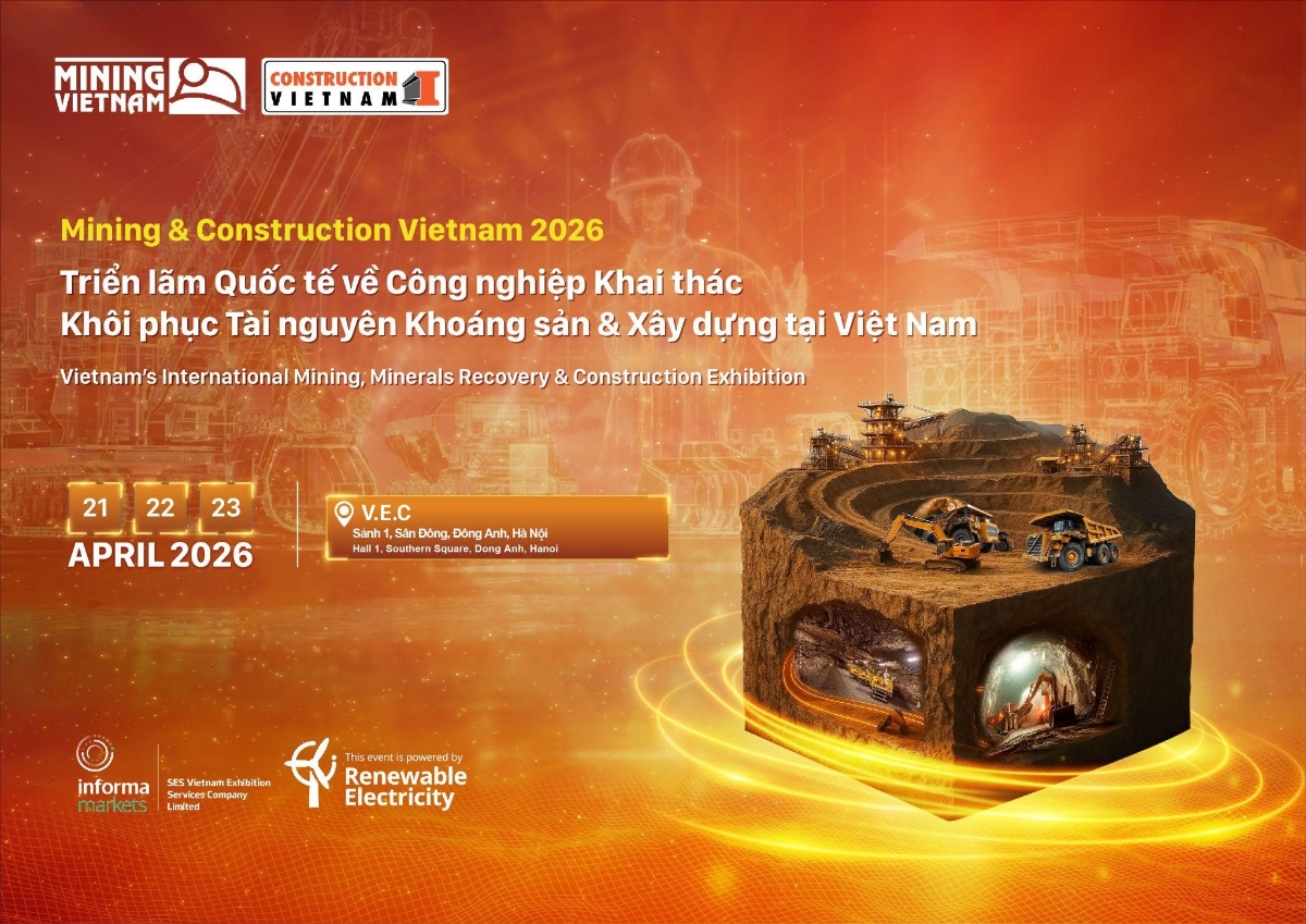 Khai mạc Triển l&atilde;m Mining & Construction Vietnam 2026 