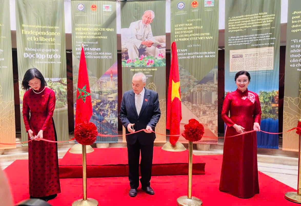 Chuỗi hoạt động văn h&oacute;a - khoa học t&ocirc;n vinh Chủ tịch Hồ Ch&iacute; Minh tại Maroc