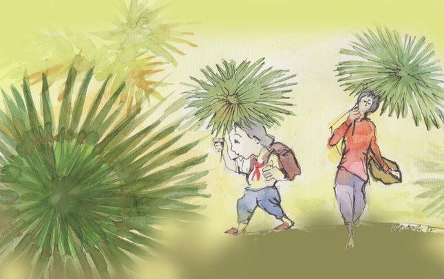 Cọ v&agrave; người v&ugrave;ng đồi